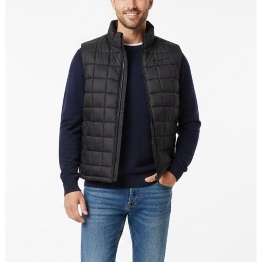 Venado NWOT Men’s Black Quilted Insulated Zip-Up Outdoor Puffer Vest Size M